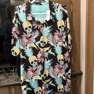 New Men’s Polo Button Down Shirt